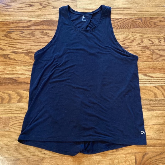 Gap fit black tie back tank size medium womens - Picture 5 of 5